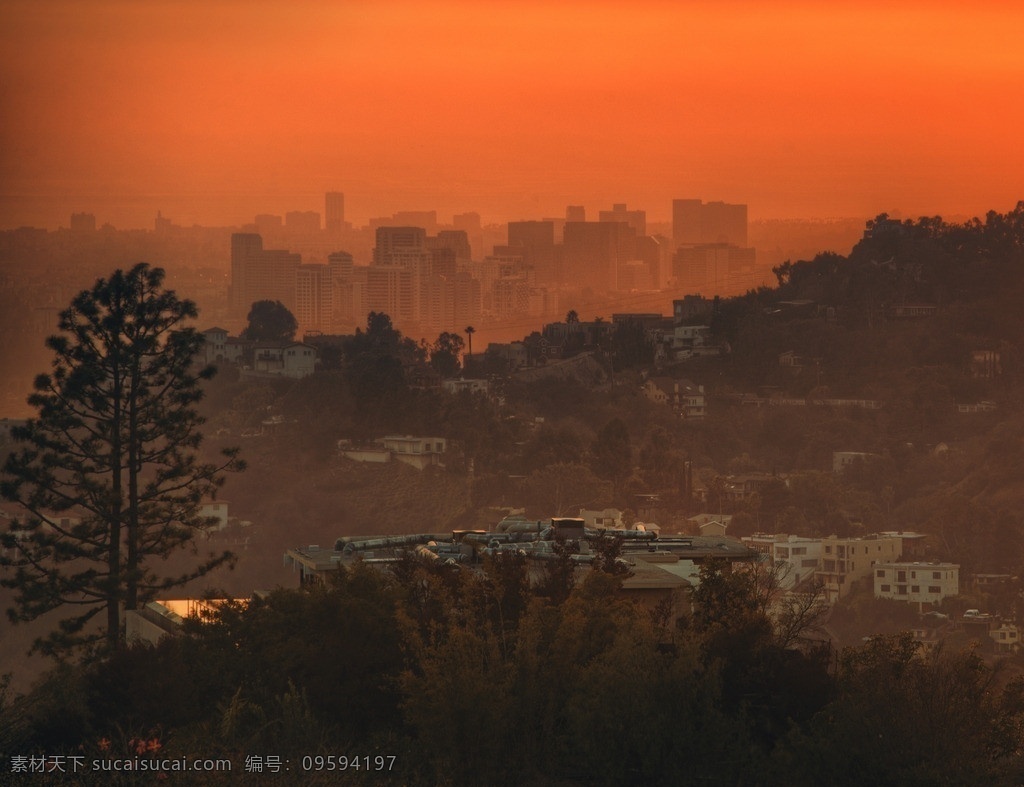 洛杉矶世纪城 世纪城 洛杉矶 大型都市 大都市 都市夜景 光电城 都市灯火 高 动态 建筑摄影 建筑园林