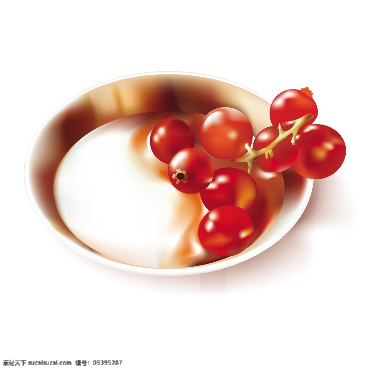 新鲜 水果 番茄 橄榄 盘子 矢量水果 矢量素材 西红柿 红色果实 矢量图 其他矢量图