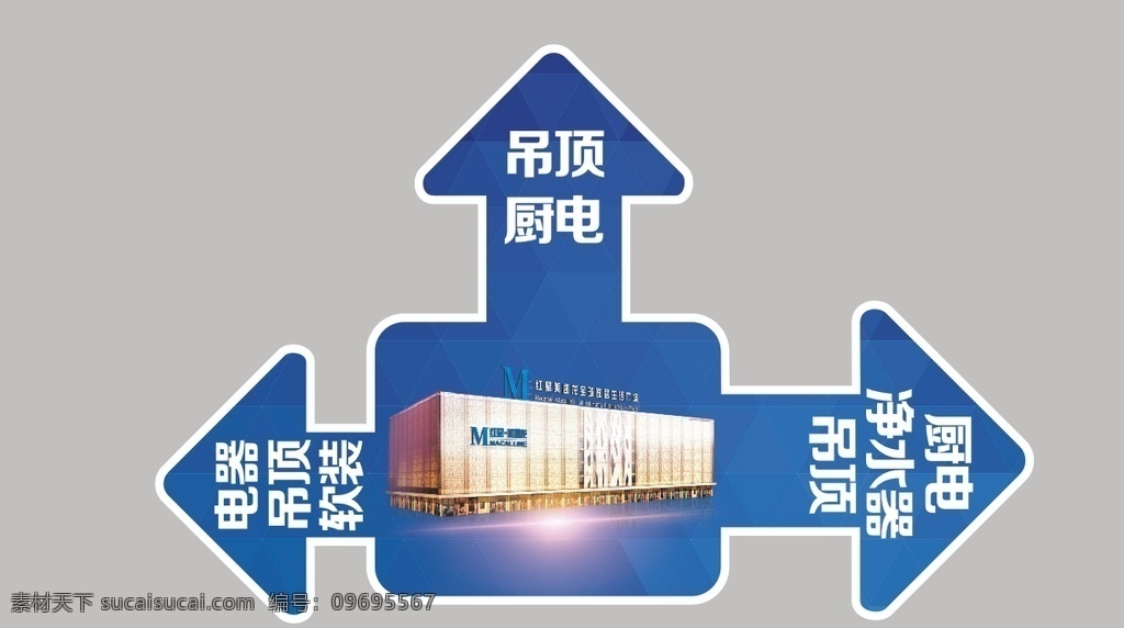 商场地贴 商场 地贴 方向贴 造型地贴 红星美凯龙
