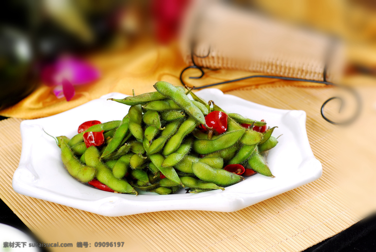 毛豆角 美食 传统美食 餐饮美食 高清菜谱用图