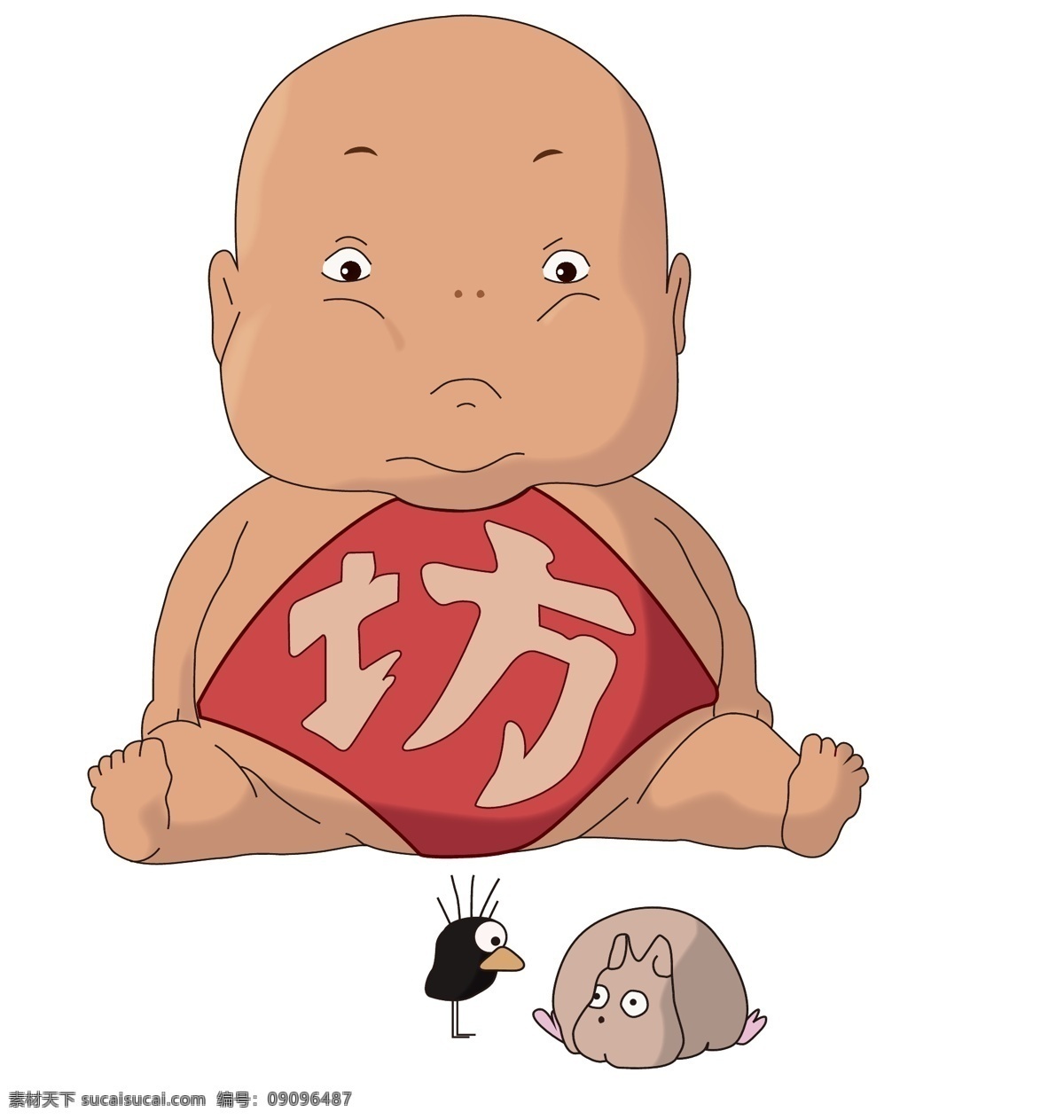 宫崎骏 动漫 千与千寻 宝宝 坊宝宝 卡通 乌鸦 老鼠 动漫动画 动漫人物
