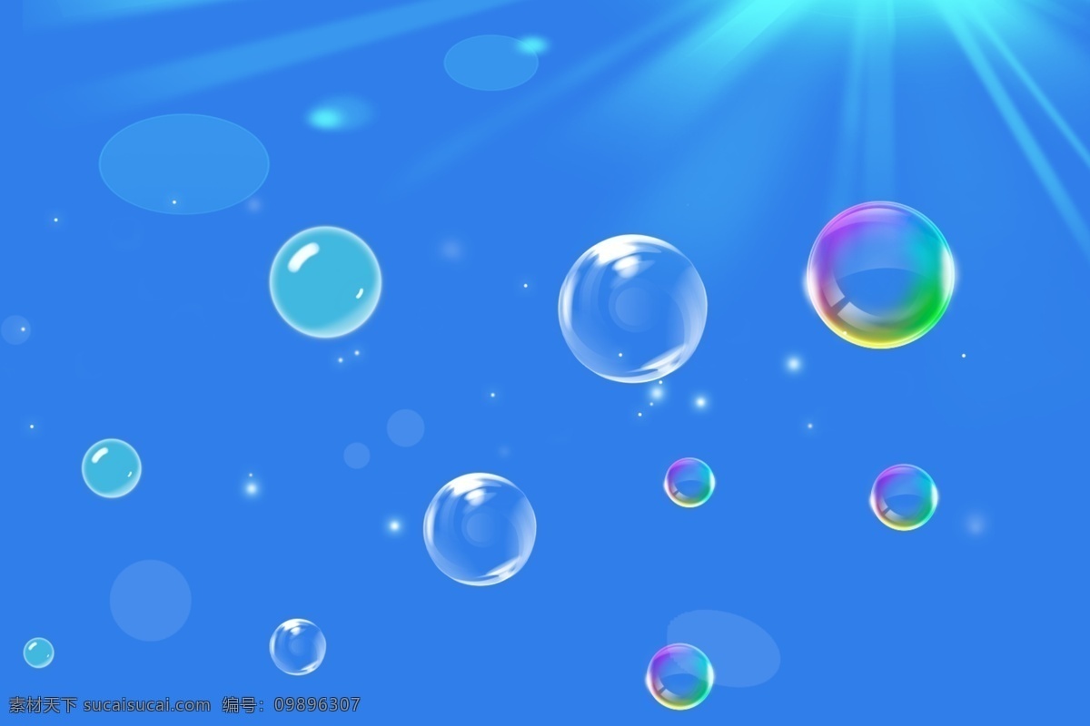 泡泡蓝色背景 泡泡 蓝色 背景 banner