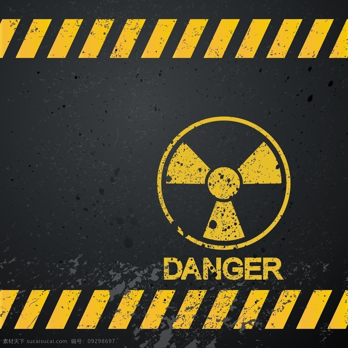 核 危险 警告 牌 矢量 斑马线 标志 放射性 警示牌 矢量素材 图标 danger 警示线 核危险 伊面
