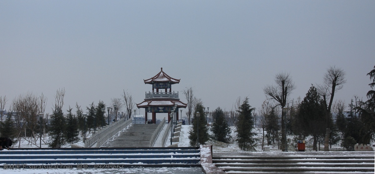 雪景 陕西 渭南 城市 朝阳公园 国内旅游 旅游摄影