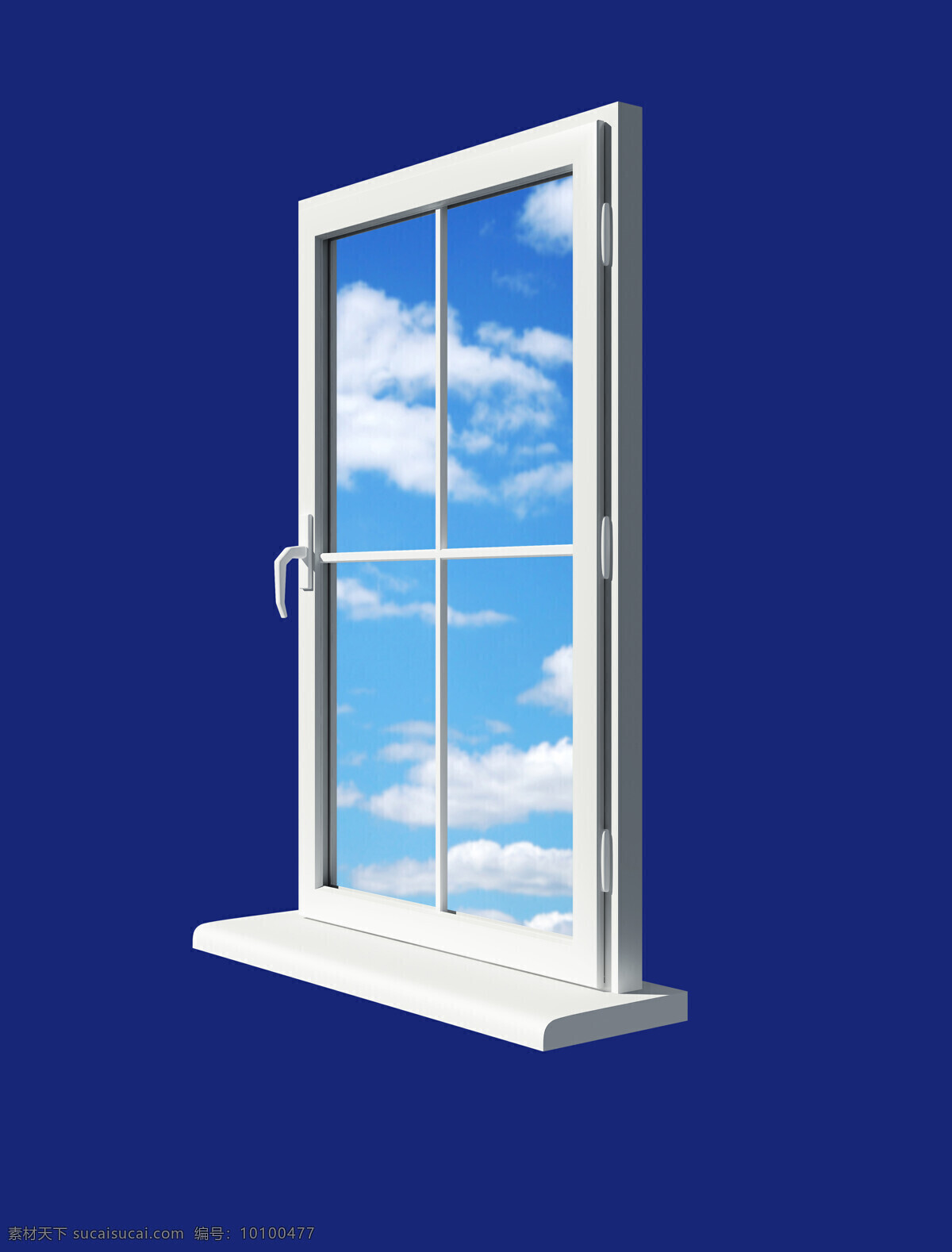 窗外 蓝天 门窗 窗子 明朗 装潢 窗 玻璃窗 其他类别 环境家居