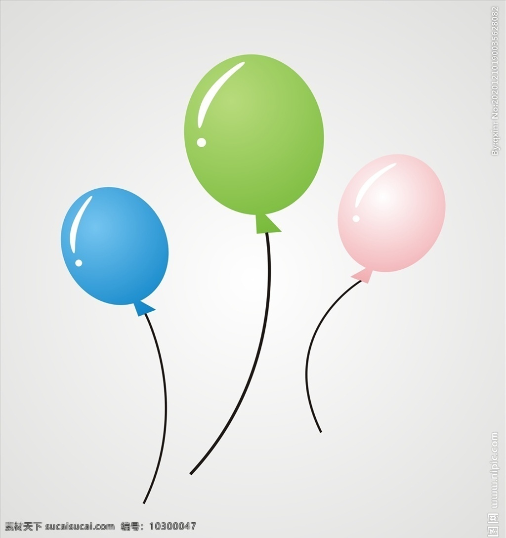 矢量气球图片 彩色矢量气球 彩色气球 气球 矢量气球 一组气球 卡通气球 卡通装饰 卡通设计