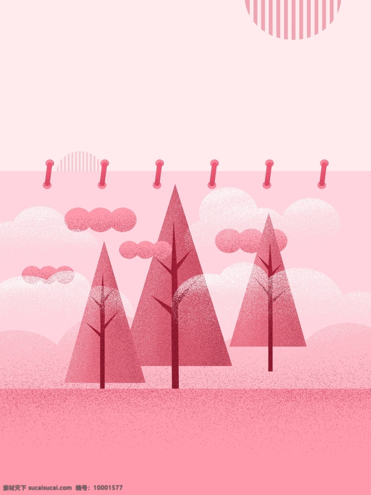 粉色 唯美 世界 教师 日 背景 简约 插画 节日 粉色背景 唯美背景 世界教师日 树林