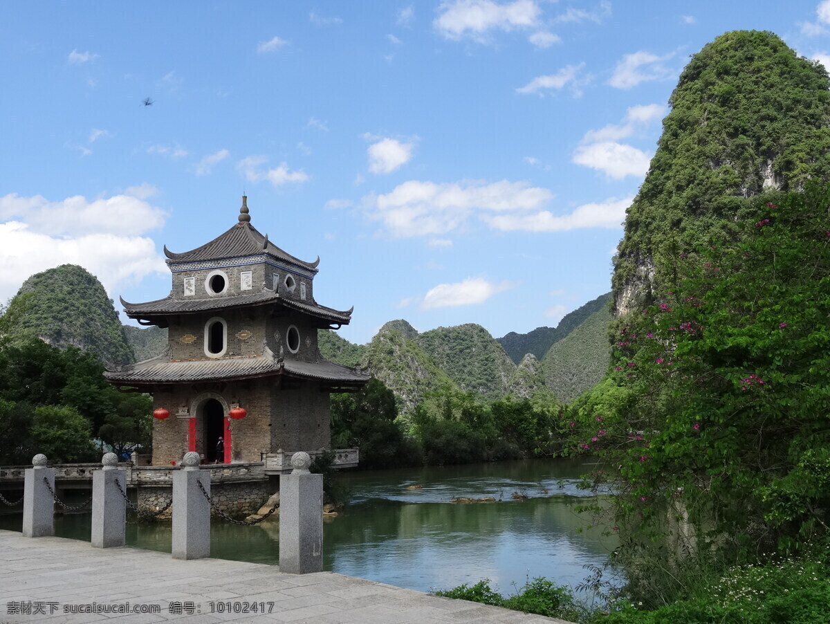 建筑 园林建筑 古建筑 亭台 楼阁 文昌阁 旧州 古镇 建筑园林 建筑摄影