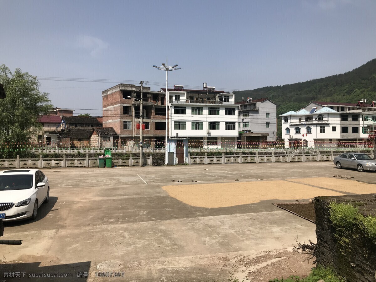 农村 小山村 唐市 丽水 晒谷场 水泥场 建筑园林