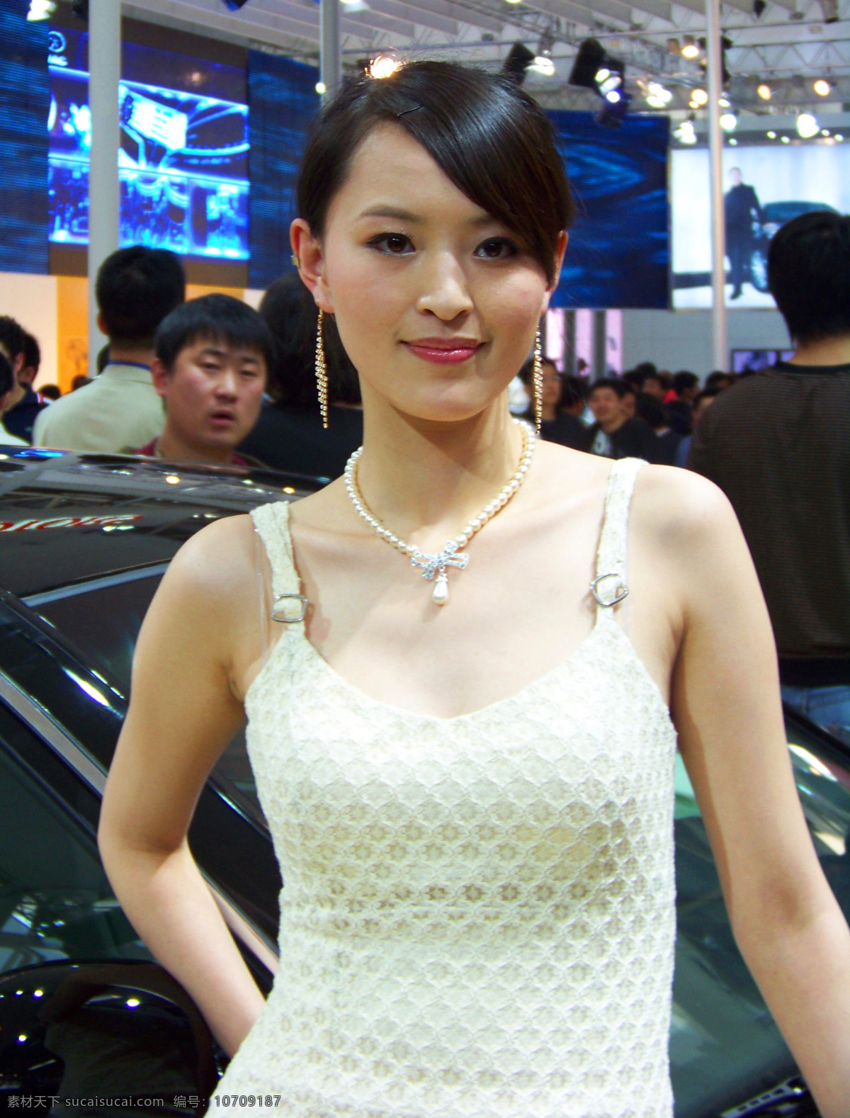 2008 年 北京 国际 车展 模特 肖像 车展模特 职业人物 人物图库