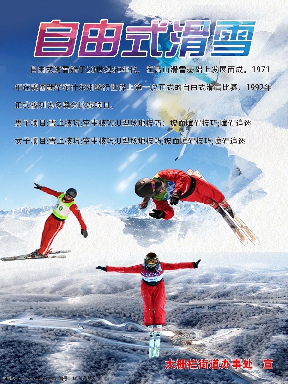 自由式滑雪 冬季滑雪 滑雪项目 滑雪 体育运动 体育项目