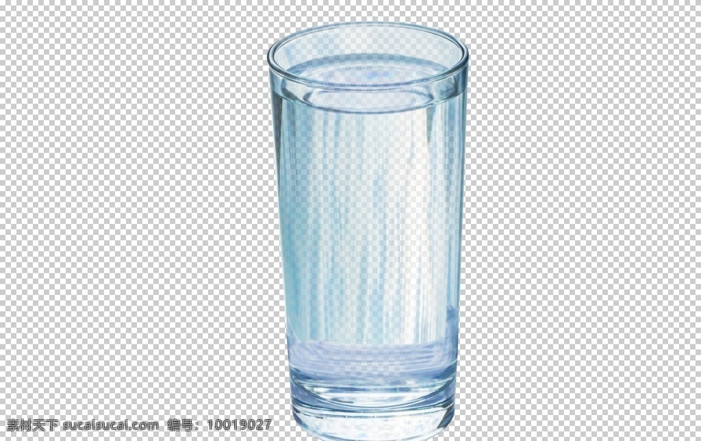 一杯纯净水 杯子 一杯水 透明杯 一杯