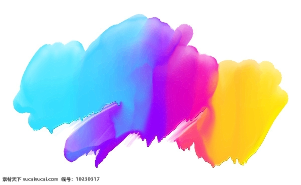 炫彩 涂鸦 水墨 图案 彩虹 彩色 颜料 颜色 七彩 绚丽图案 渐变设计 水粉 文化艺术