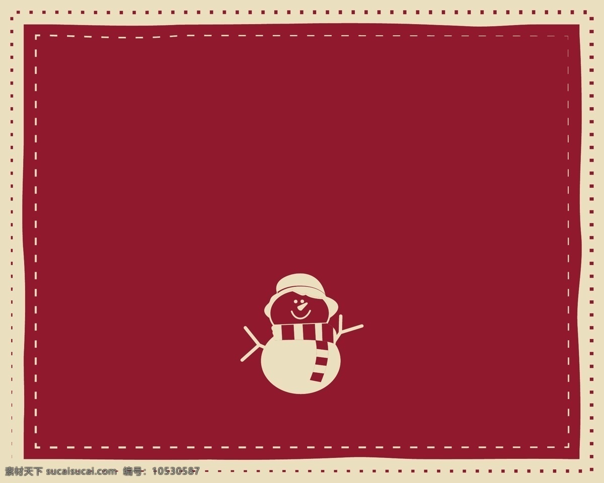 圣诞 小雪 人 卡通 冬季 冬日 红色 节日 平面素材 设计素材 圣诞节 矢量素材 温暖 温馨