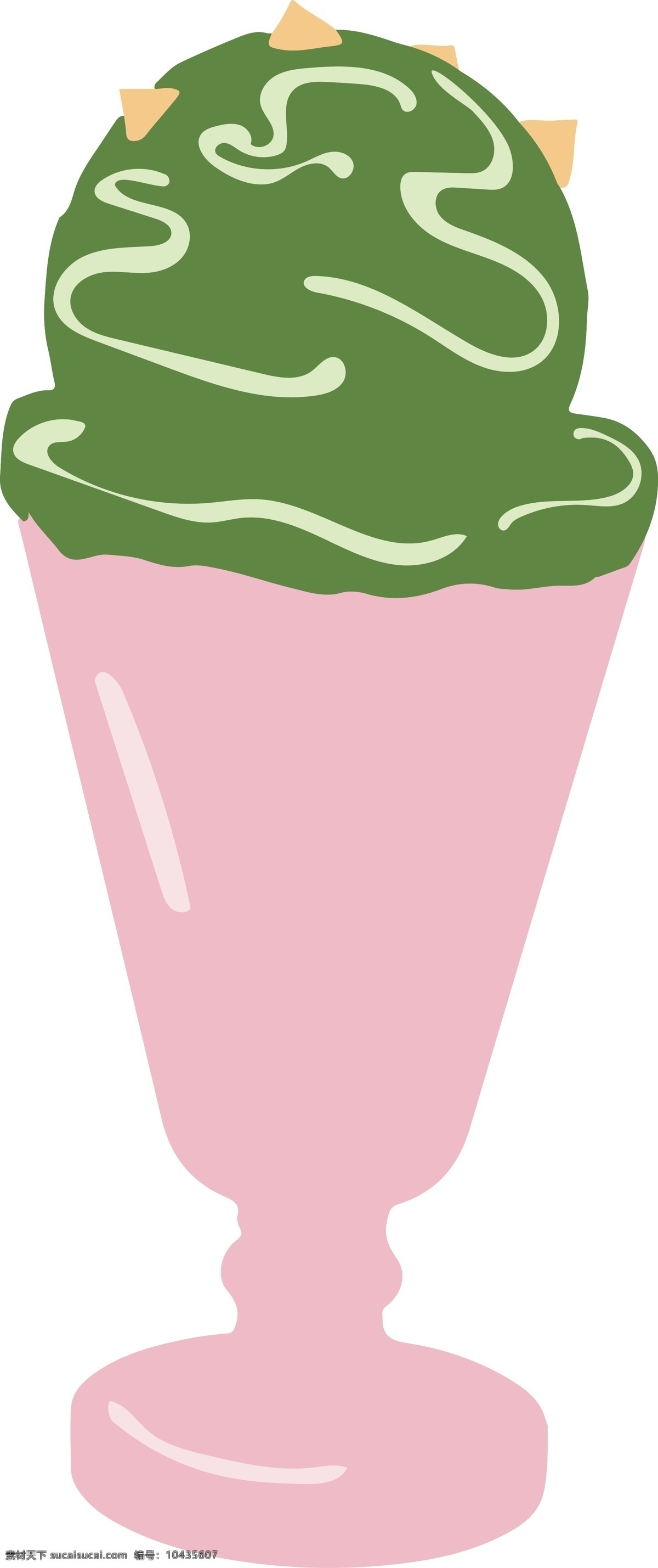 夏日 卡通 冰淇淋 图形 商用 元素 夏日冰淇淋 清凉 食物 解暑 冰淇淋杯子