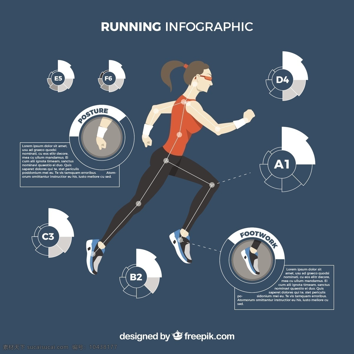 图表 元素 女孩 模板 运动 健身 健康 营销 图形 跑步 过程 图表模板 数据元素 信息 健康信息