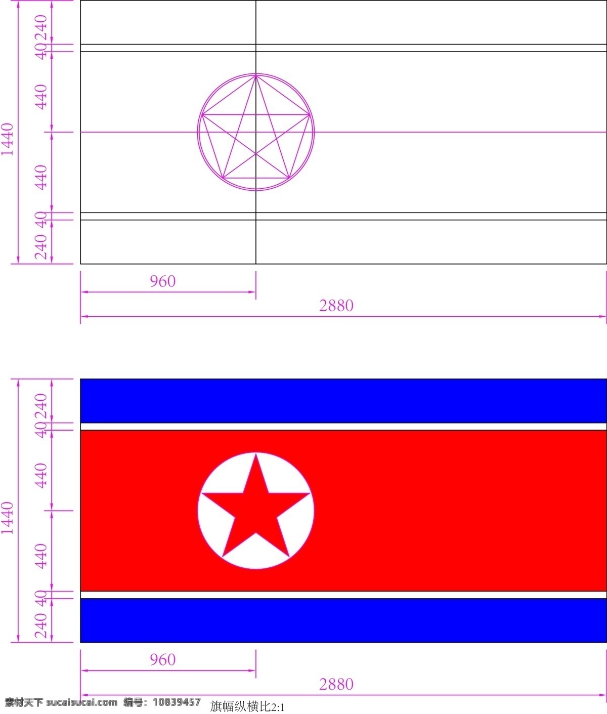 朝鲜国旗 朝鲜 国旗 蓝色 白色 红色 旗帜 生活百科