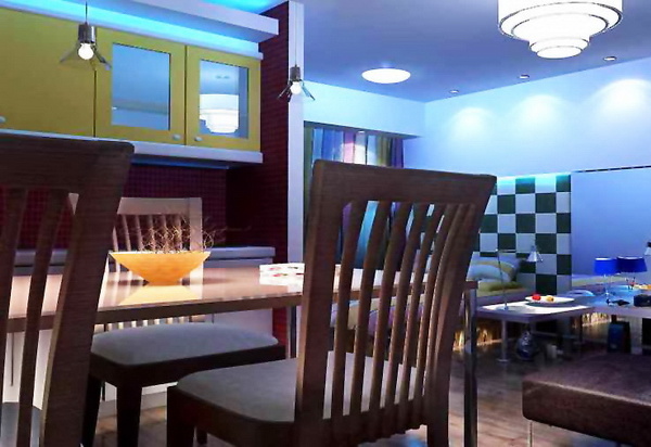 餐厅 3d 模型 桌椅 餐厅3d模型 3dsmaxmodel 黑色