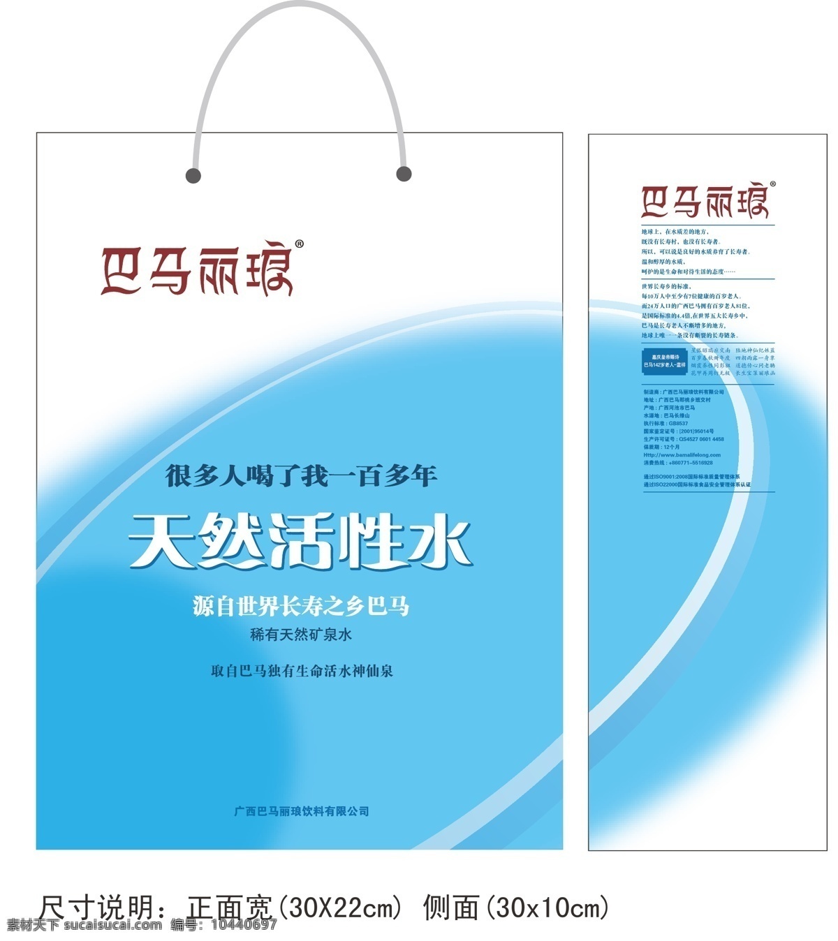 巴马 丽 琅 手提袋 手提袋设计 其他设计 矢量