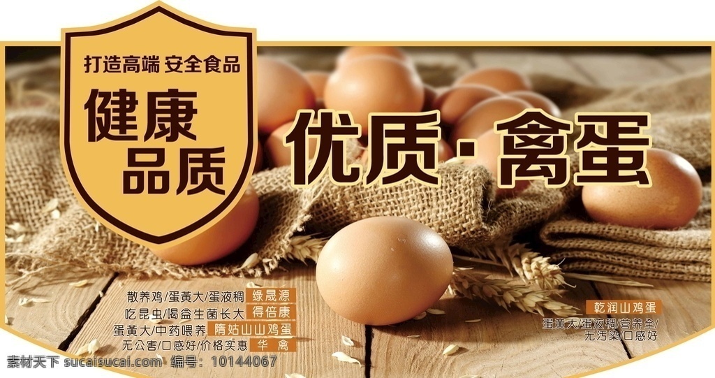 鸡蛋 品质 高端 优质 海报 吊牌