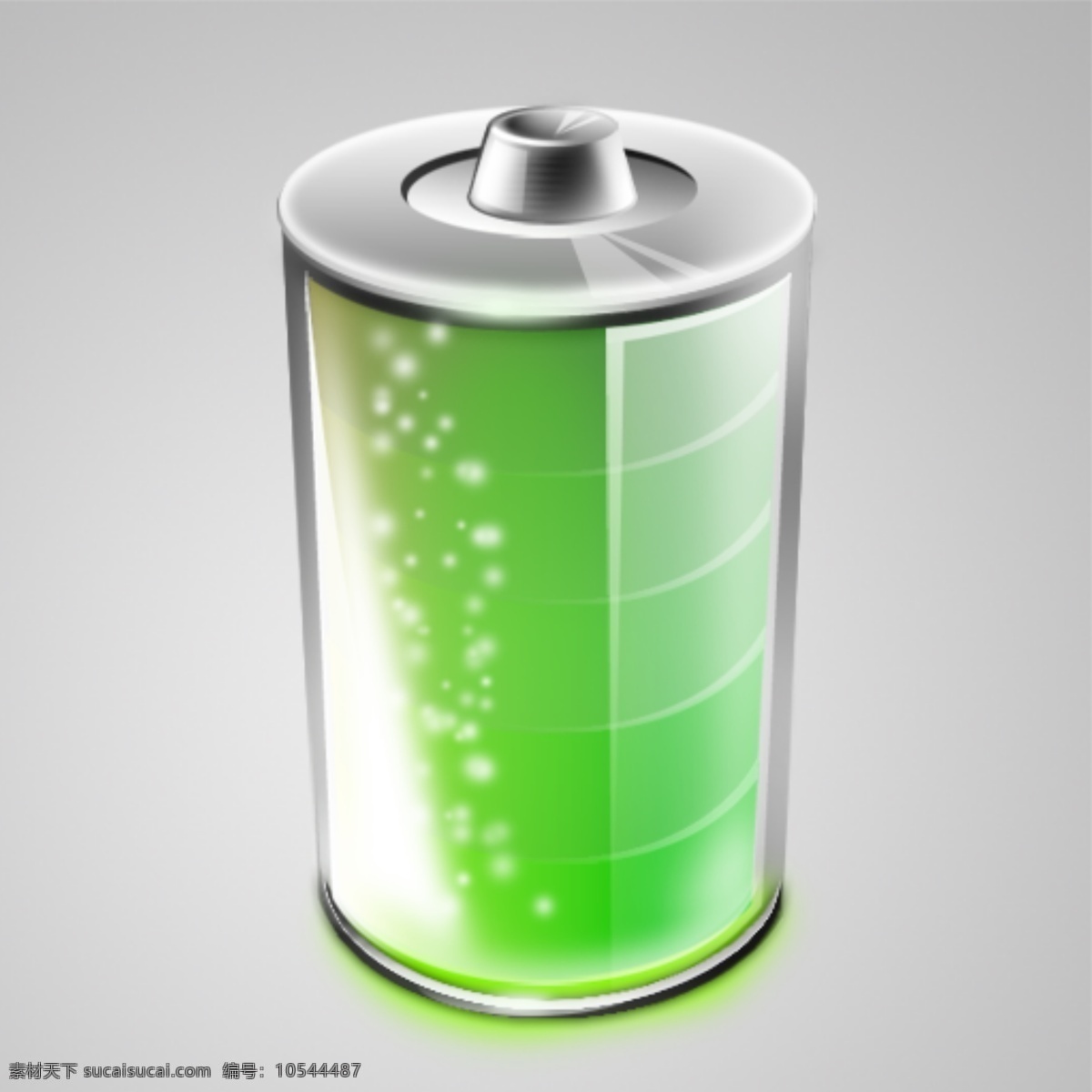 电源图标 电池图标 充电电源图标 充电电池图标 应用小图标 绿色电源图标 分层 灰色