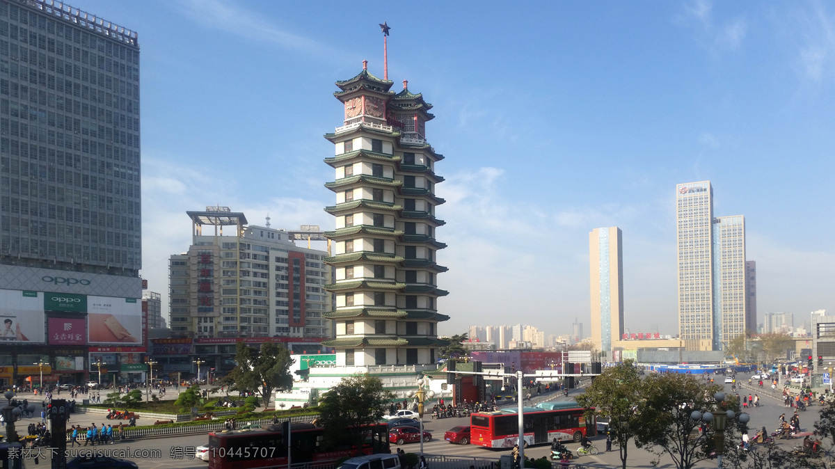 河南 郑州 二七纪念塔 历史建筑 旅行 旅游摄影 国内旅游