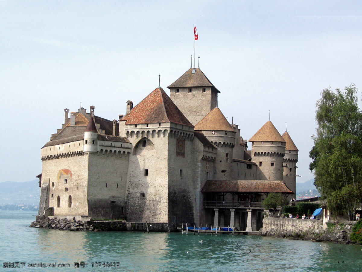 海边 欧式 城堡 古堡 碉堡 古城堡