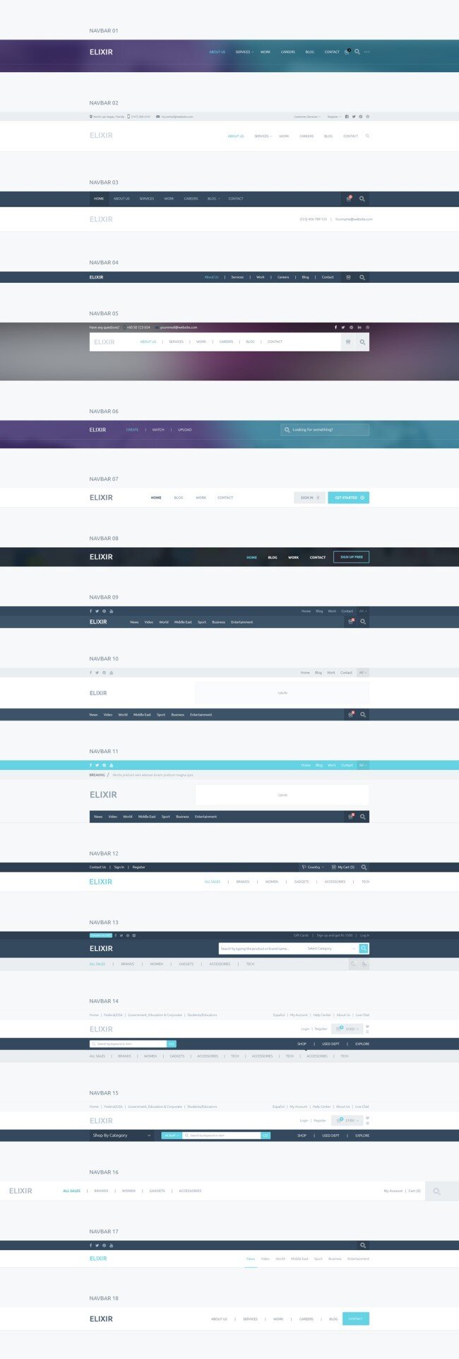 ui 菜单 合集 模板 ui界面 网页素材 界面设计 ui界面模板 设计素材 源文件 ui元素 白色