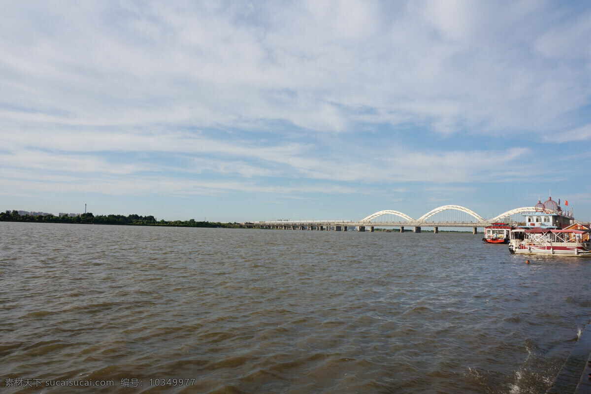 黑龙江 松花江 一角 哈尔滨 江水 水 河水 旅游摄影 国内旅游