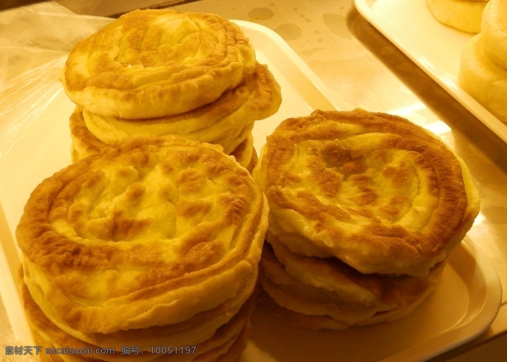 糖饼 油饼 饼 黄色 炸饼 盘 酥饼 传统美食 餐饮美食