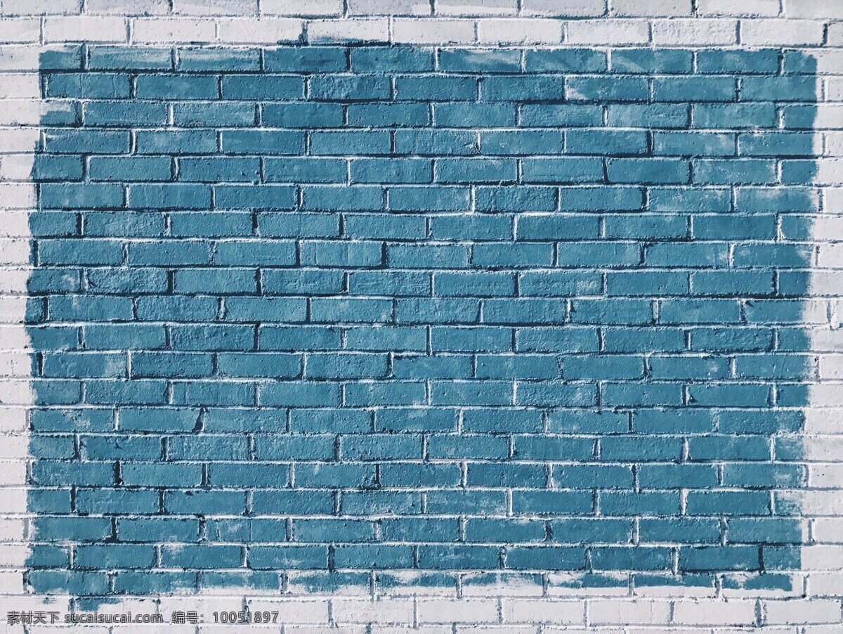 蓝色墙面 墙面 蓝色 砖墙 淡蓝色 白色 背景图 生活百科 生活素材