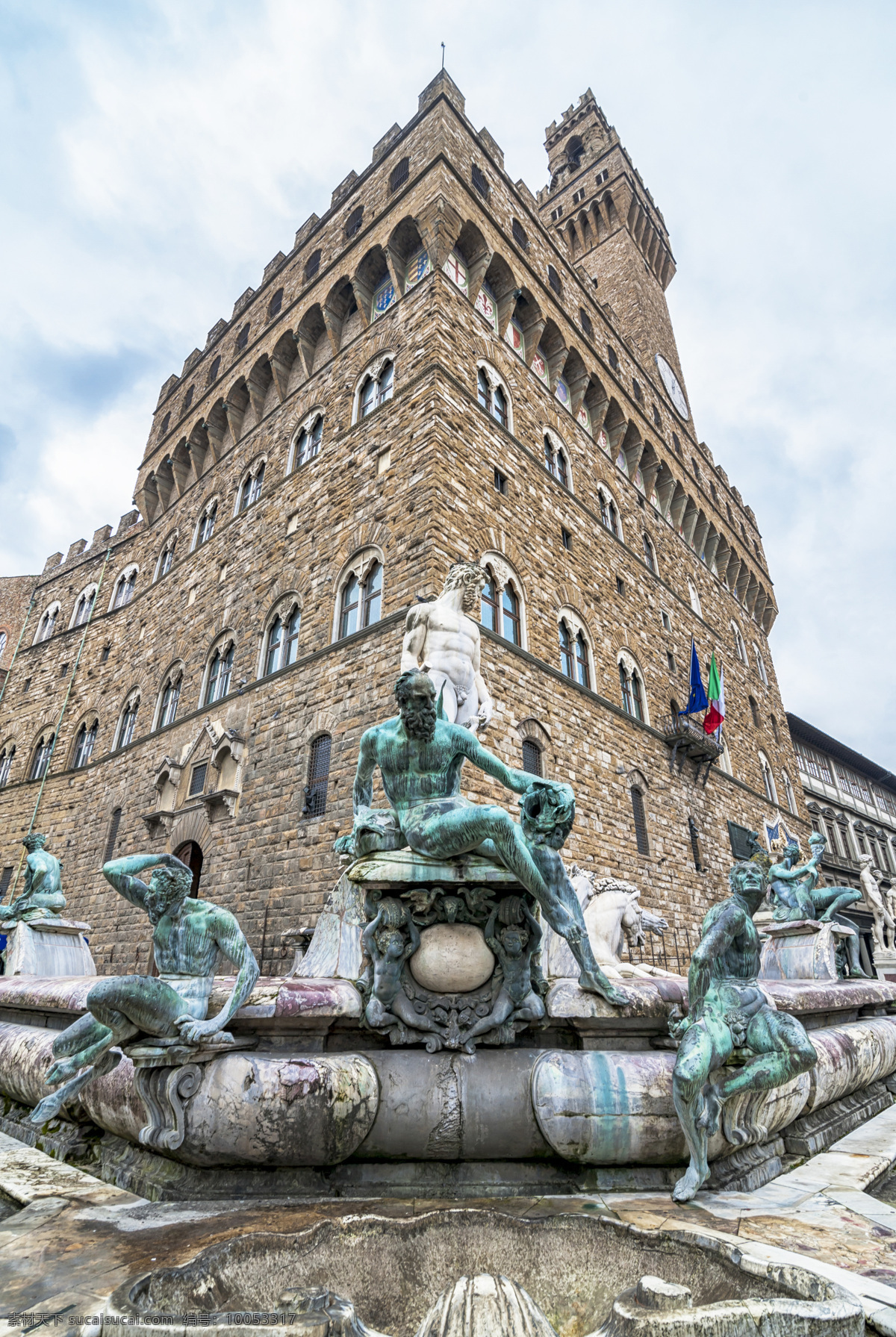 罗 伦萨 雕塑 佛罗伦萨 海格力斯 凯克斯 意大利 城市 风景 城市雕塑 塑像 石像 石雕 建筑设计 环境家居
