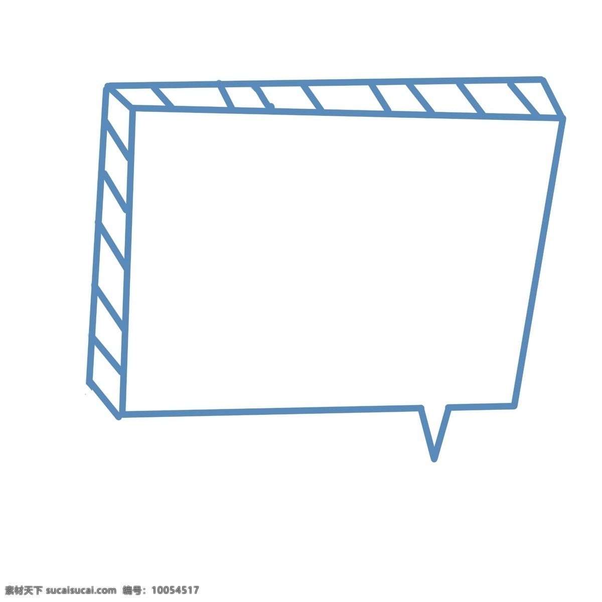 简单 对话框 手绘 线条 蓝色 可爱 对话款 简约 框 卡通 方形 方形对话框 手绘对话框 卡通手绘