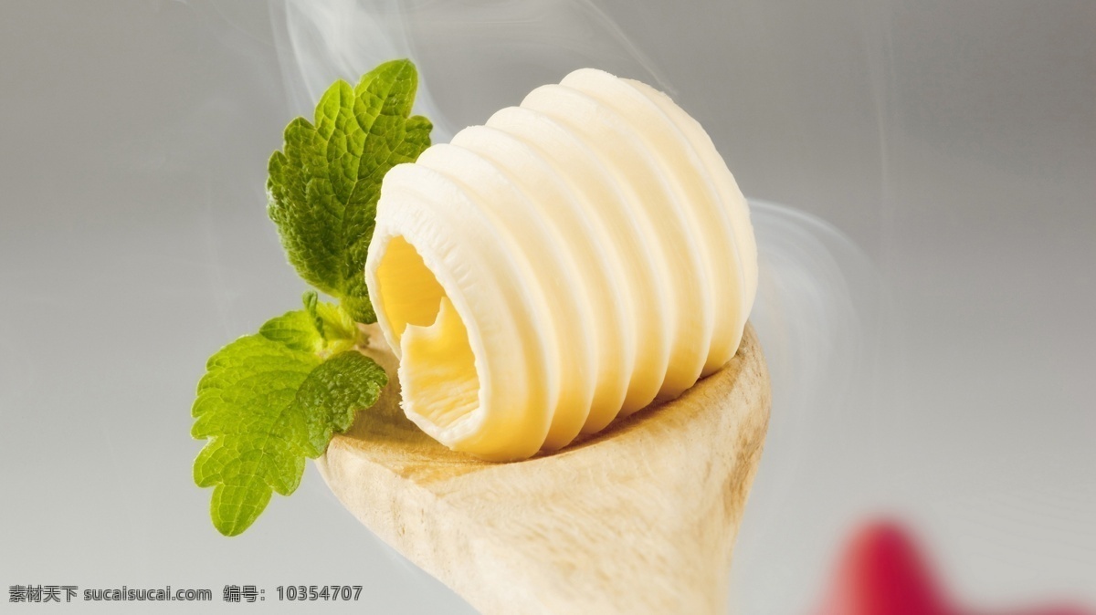 勺子里的奶油 美味 植物 奶油 营养 食品 餐饮美食 西餐美食