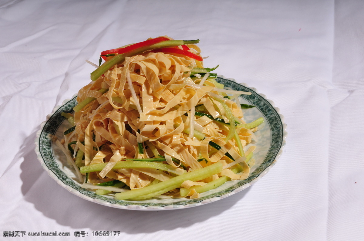 凉拌油皮 菜肴 餐饮美食 摄影图库 传统美食