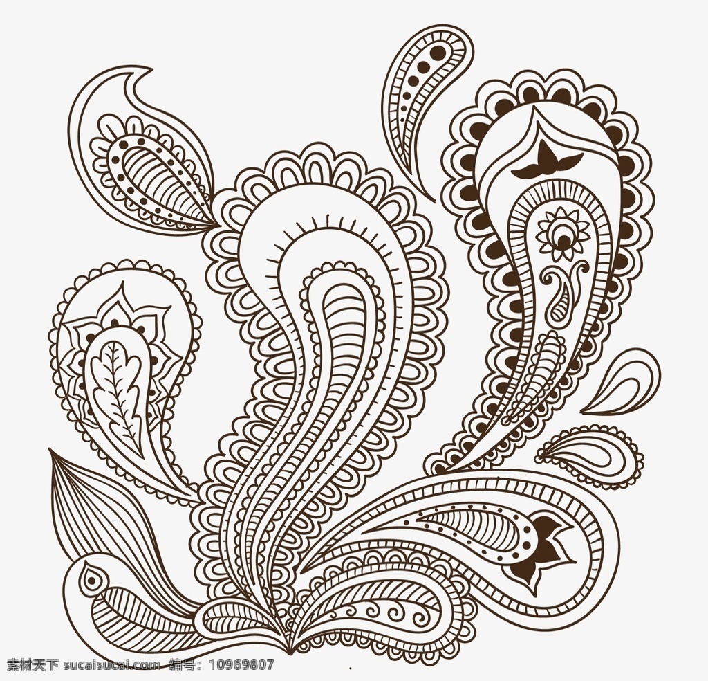 佩 兹 利 风格 背景 抽象 印度 东方 佩斯利 民族 观赏 文化 传统 华丽 指甲花