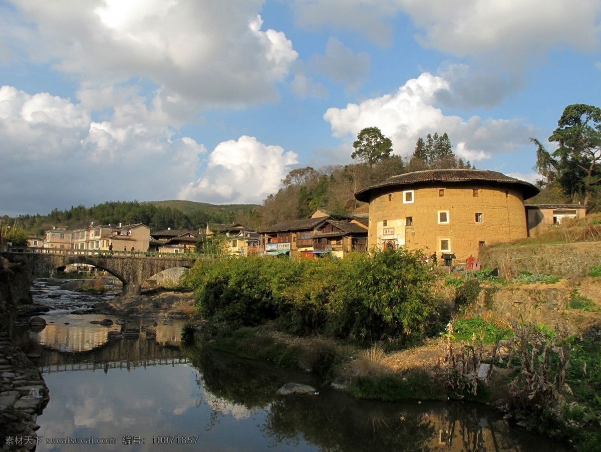 福建土楼 世界自然遗产 土楼群 永定土楼 自然风光 中国美景 土楼 旅游摄影 国内旅游