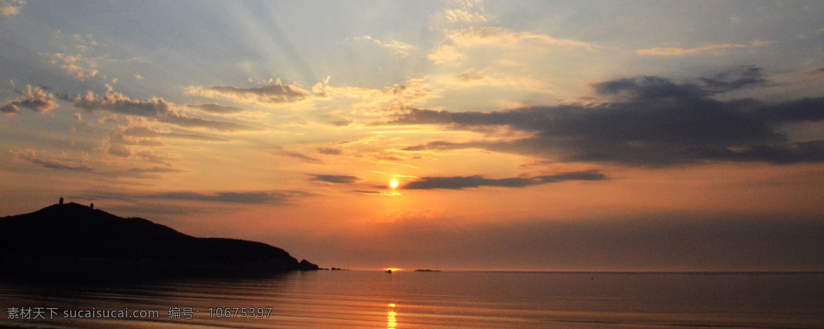 海边天空 外景 海边 夕阳 天空 黑色