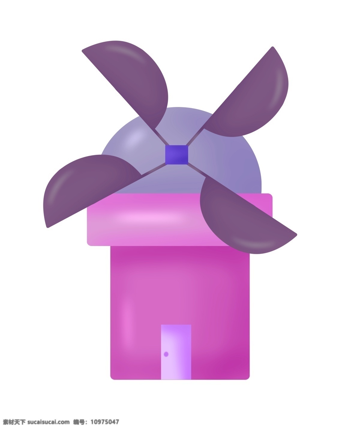 立体 风车 装饰 插画 立体风车 紫色的风车 漂亮的风车 创意风车 精美风车 卡通风车 风车建筑