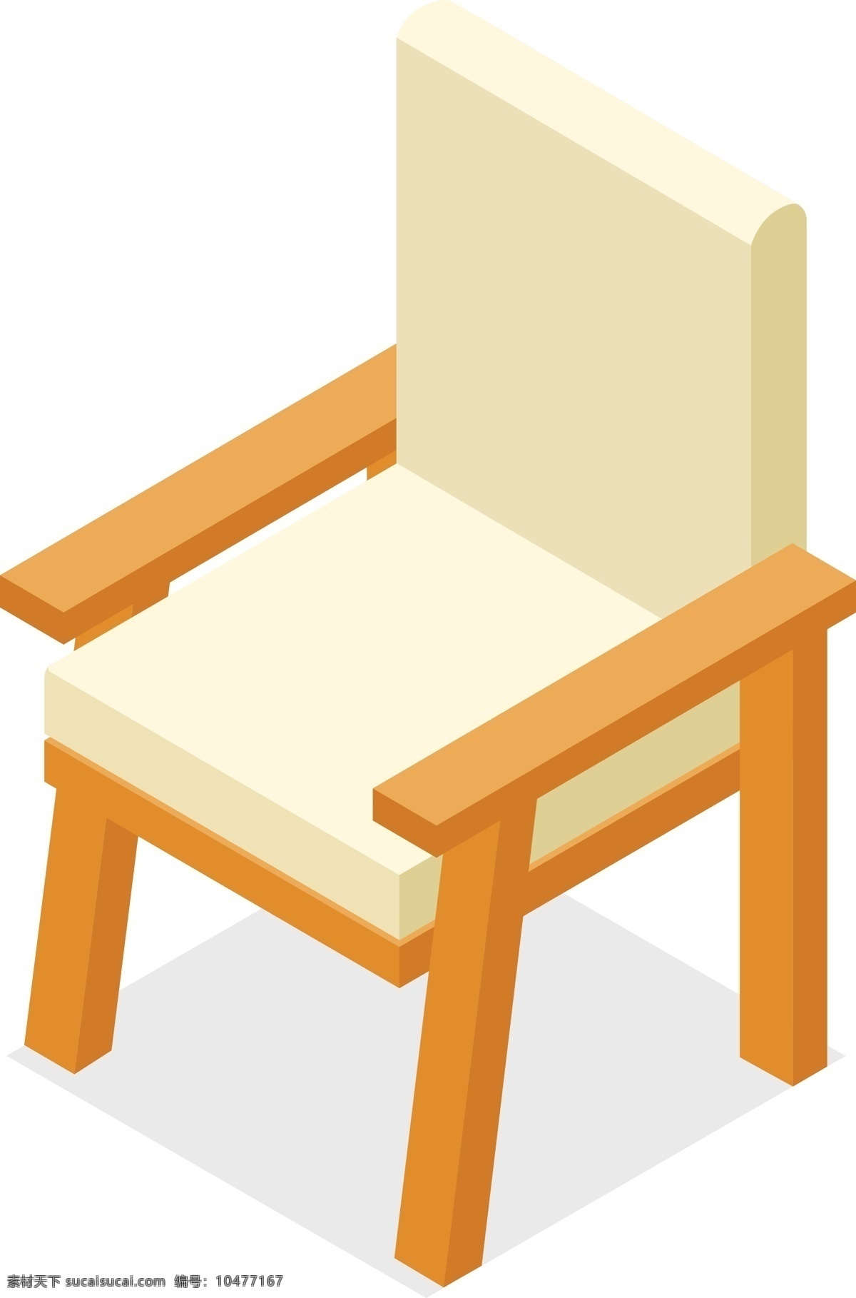 实木 沙发 小 凳子 插画 实木凳子 小凳子 儿童椅子 儿童凳 家具 沙发椅子插画 米色坐垫 软垫椅子 儿童靠背椅