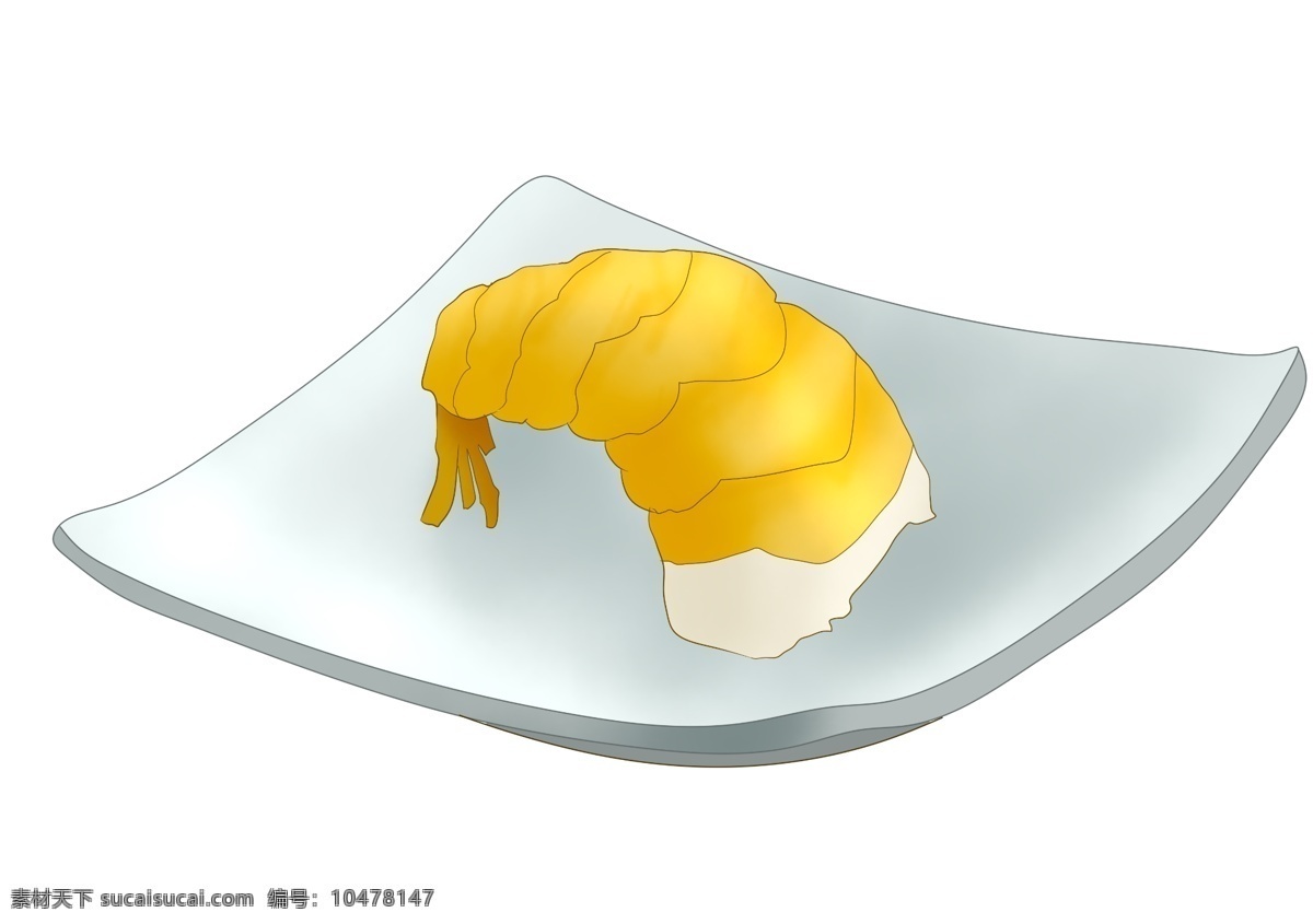 日本 龙虾 装饰 插画 日本龙虾 黄色的龙虾 营养龙虾 漂亮的龙虾 龙虾装饰 龙虾插画