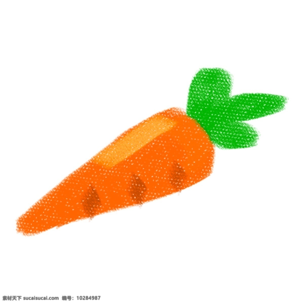手绘 卡通 胡萝卜 元素 可爱 png元素 蔬菜 免抠元素 透明素材