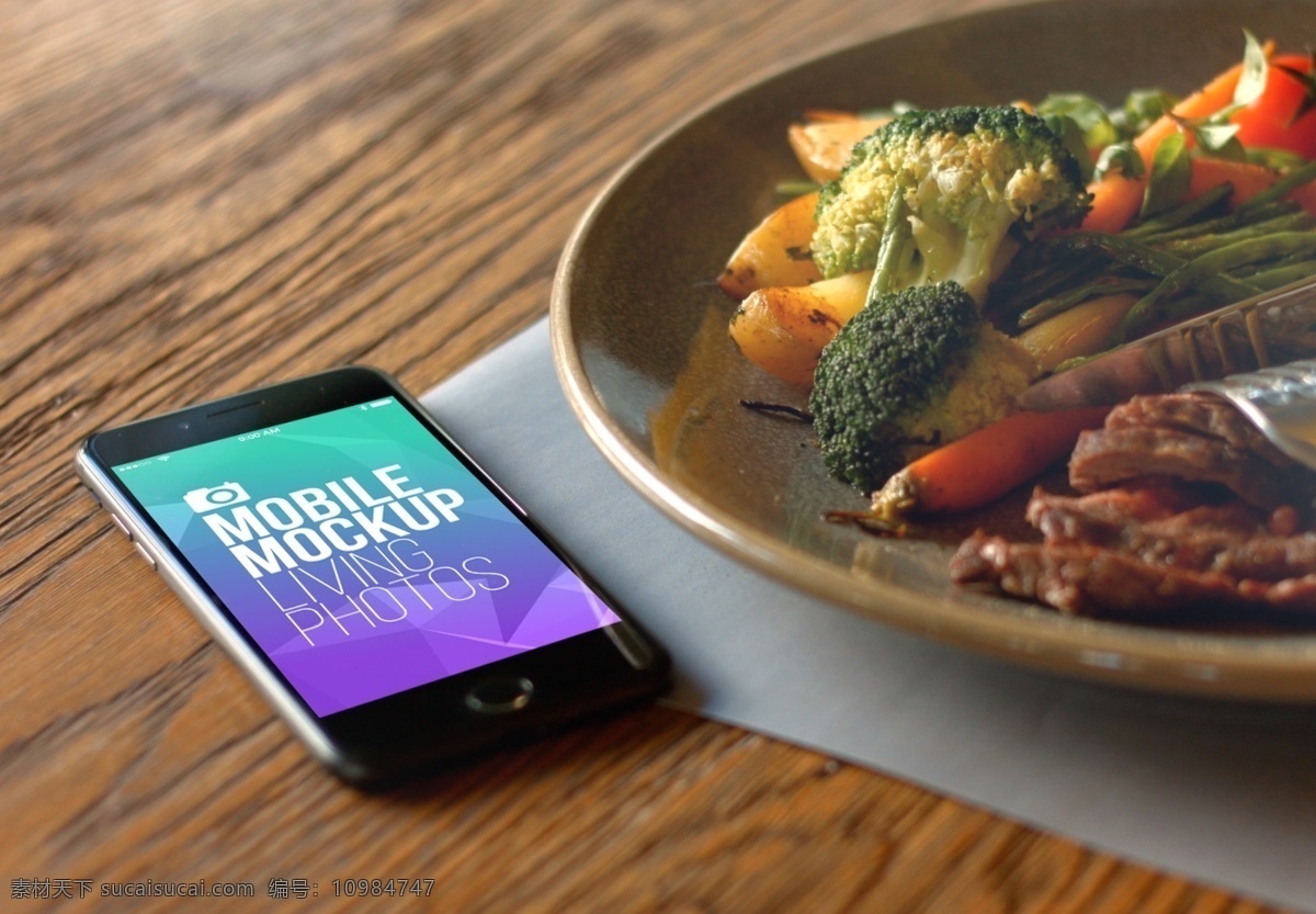 餐桌 上 手机 样机 手机样机 iphone x 样机素材 手机贴图 电子设备样机 apple 简约 电子设备