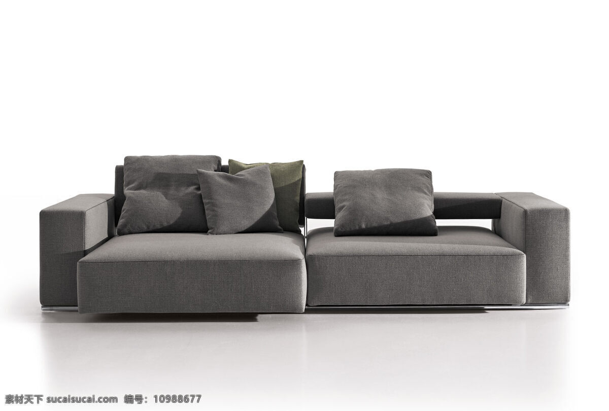 黑色 组合 沙发 模型 3d模型 3d渲染 效果图 模型素材 沙发模型
