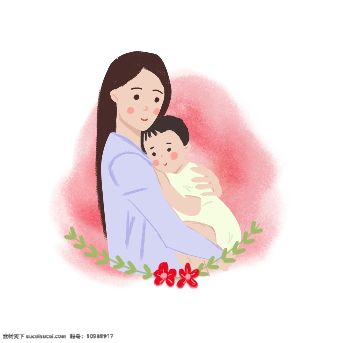 妇女节 宣传海报 妈妈 抱 孩子 婴儿 儿子 拥抱