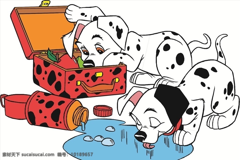狗年 斑点狗 矢量 宠物 低版本 卡通 狗狗 招财 旺财 卡通设计