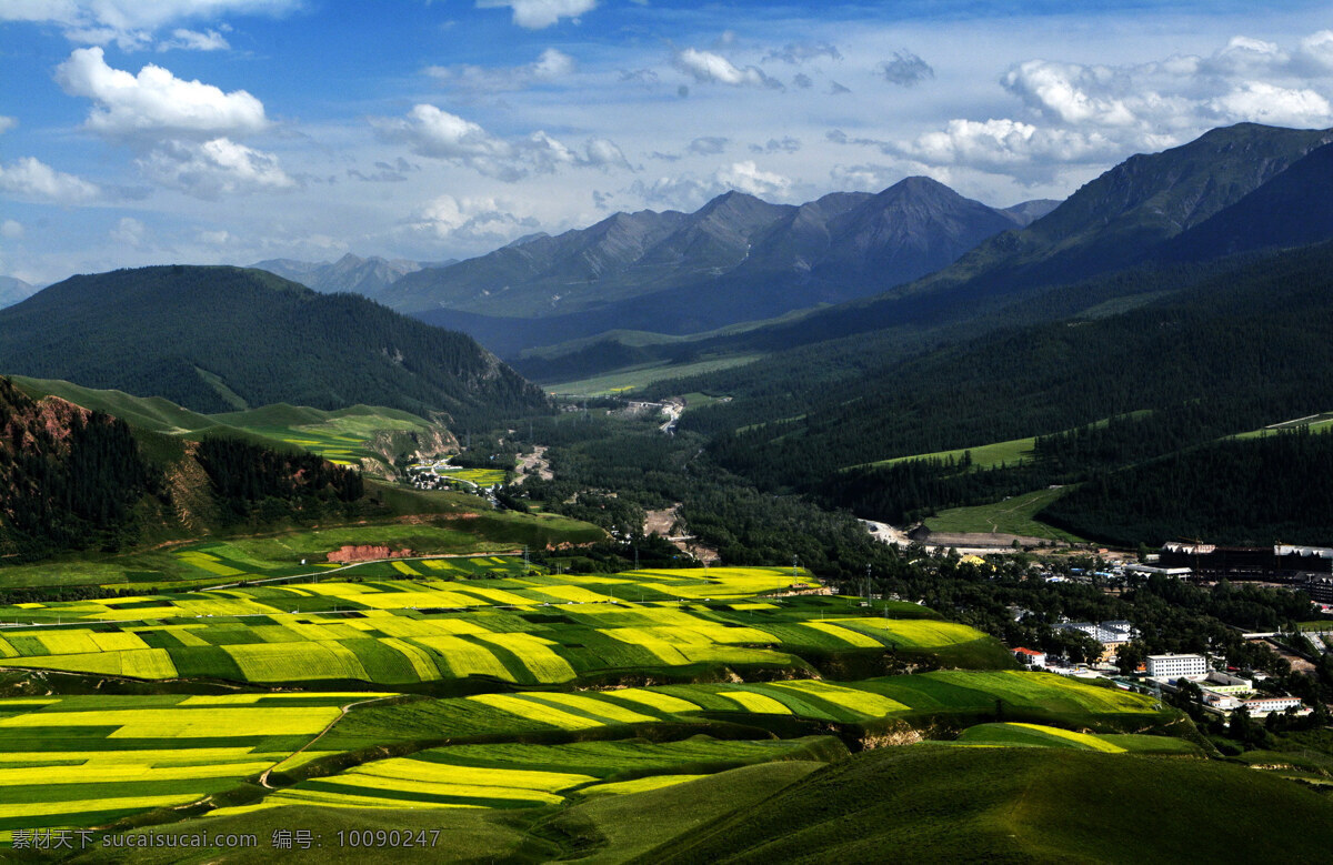 青海 祁连 卓尔 山 风景