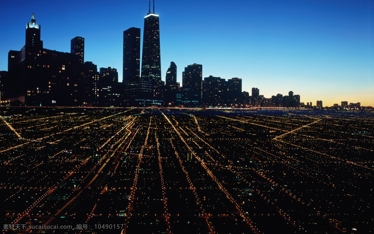 夜色 夜晚 城市 俯瞰 灯光 夜景 自然景观 建筑景观