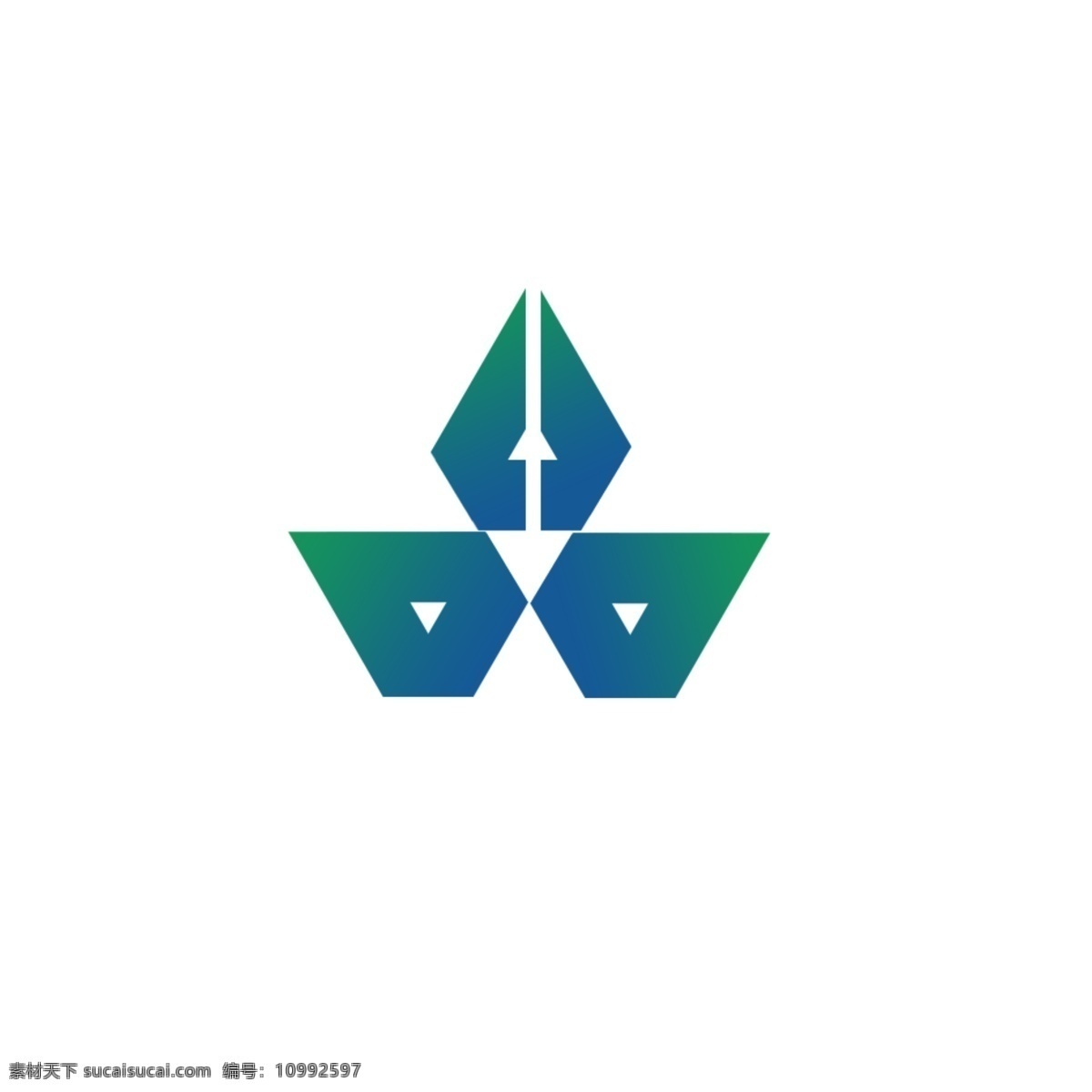 奖台 奖杯 钻石 logo 绿色 蓝色 简约 奖杯logo 钻石logo 绿色logo 蓝色logo 简约logo logo设计