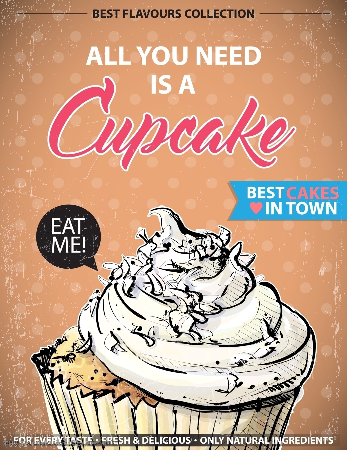美食 广告 甜品 海报 矢量 标签 高清 免费素材 源文件 代言